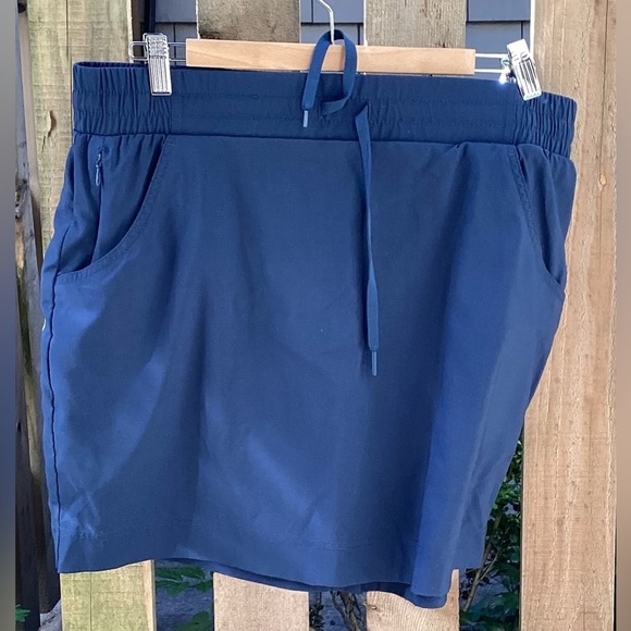 Pacific trail blue drawstring skort lg - Picture 1 of 11